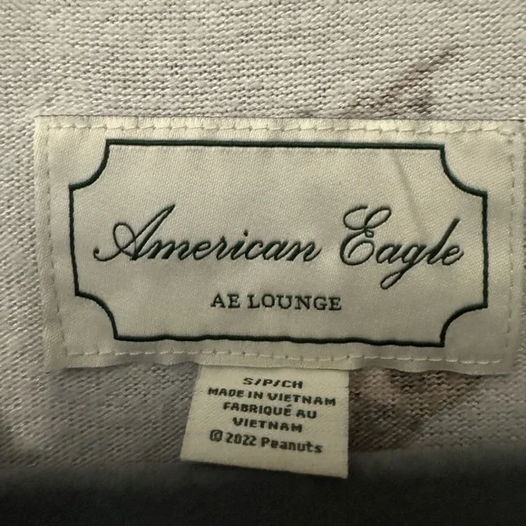 AE American Eagle lounge peanuts snoopy sweater - Picture 8 of 9